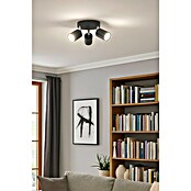 Eglo Regleta Reciso-E (3 focos, 5 W, GU10, IP20, Negro/Cromo, Número de bombillas: 3 ud.) | BAUHAUS