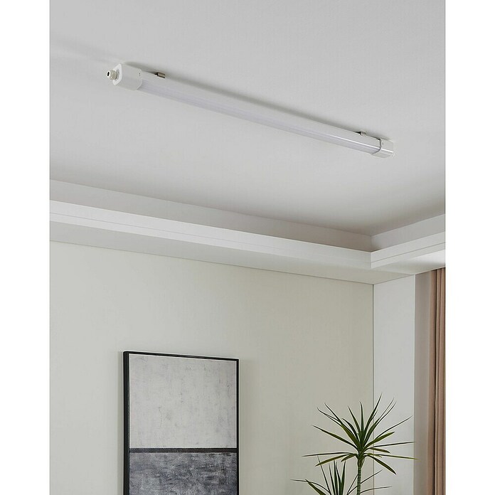 Eglo Zidna i stropna svjetiljka Slim Sensor  (30 W, D x Š x V: 110,5 x 5,6 x 5,3 cm, Neutralno bijelo) | BAUHAUS