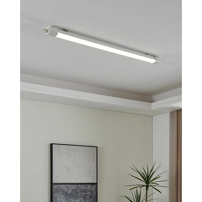Eglo Zidna i stropna svjetiljka Slim Sensor  (30 W, D x Š x V: 110,5 x 5,6 x 5,3 cm, Neutralno bijelo) | BAUHAUS