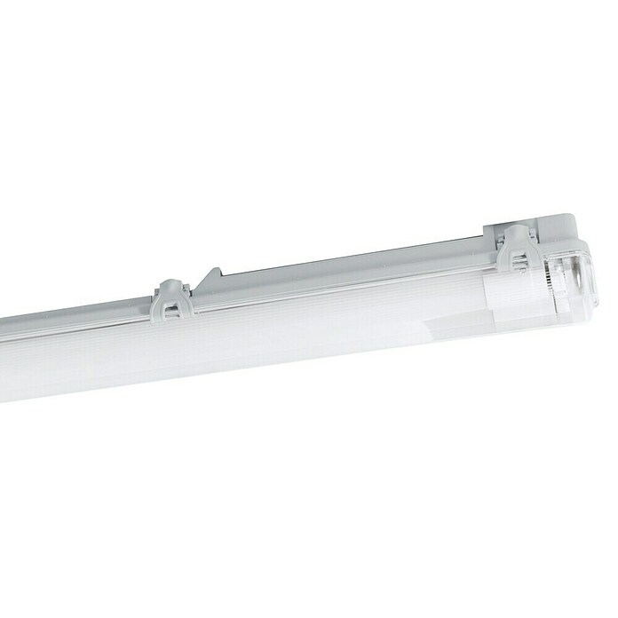 Eglo Regleta estanca Basic 2 (30 W, Blanco, Blanco neutro, 126 cm, 9,9 cm) | BAUHAUS