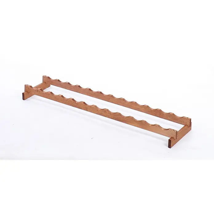 Proregal Flaschenregal Weinregal VINOTECA FLEX PRO für 12 Flaschen - L x B x H: 28 x 123 x 9 cm, Holz, Anzahl Böden: 1 Stk. - Ein rustikales Weinregal aus Holz für die stilvolle Lagerung Ihrer Weinsammlung, perfekt für Weinliebhaber und zur Präsentation von edlen Tropfen.