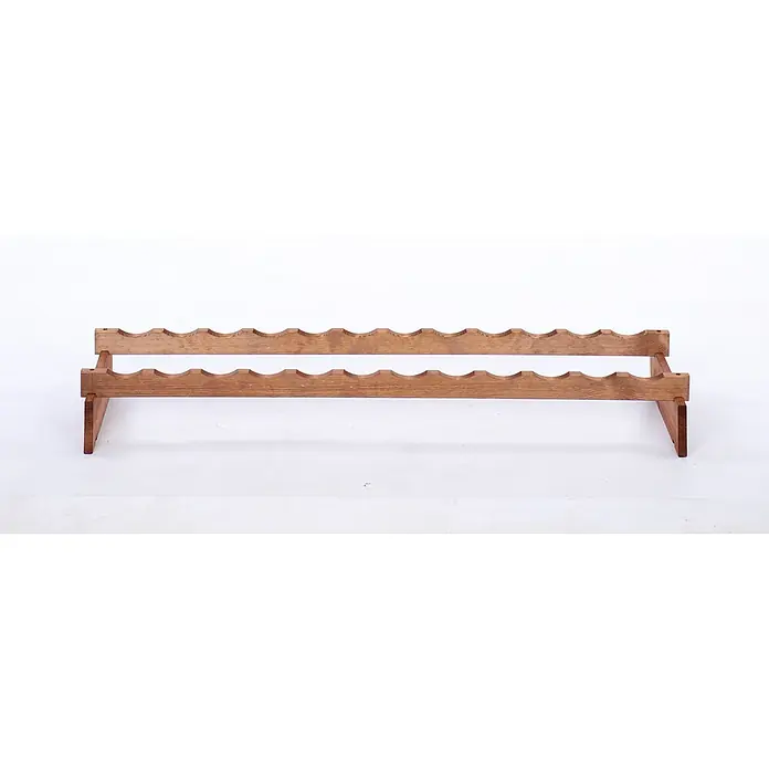 Proregal Flaschenregal Weinregal VINOTECA FLEX PRO für 12 Flaschen - L x B x H: 28 x 123 x 9 cm, Holz, Anzahl Böden: 1 Stk. - Zweistöckiges Weinregal aus Holz, ideal zur stilvollen Aufbewahrung Ihrer Weinflaschen. Praktisches Design für Weinliebhaber.