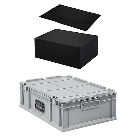 Proregal  Eurobox Eurobox NextGen Portable mit Rasterschaumstoff & Schaumstoffeinlage