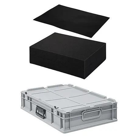 Proregal  Eurobox Eurobox NextGen Portable mit Rasterschaumstoff & Schaumstoffeinlage