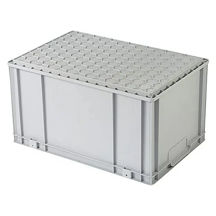 Proregal Euroboxen-Set 6x Eurobox NextGen Portable - Kunststoff, Grau, 6 Stk. - Graue Kunststoffbox mit Deckel, ideal für Lagerung und Transport. Robuste Bauweise für vielfältige Anwendungen.