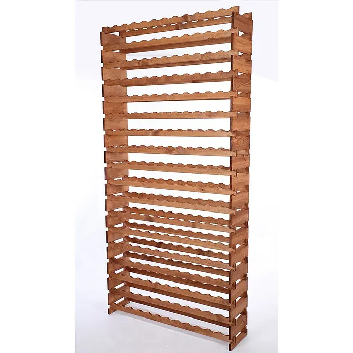 Proregal Flaschenregal Weinregal VINOTECA FLEX PRO für 216 Flaschen - L x B x H: 28 x 123 x 247 cm, Holz, Anzahl Böden: 18 Stk. - Weinregal aus Holz mit vielen Fächern zur stilvollen Aufbewahrung von Weinflaschen. Das Regal ist robust und bietet Platz für eine große Sammlung.