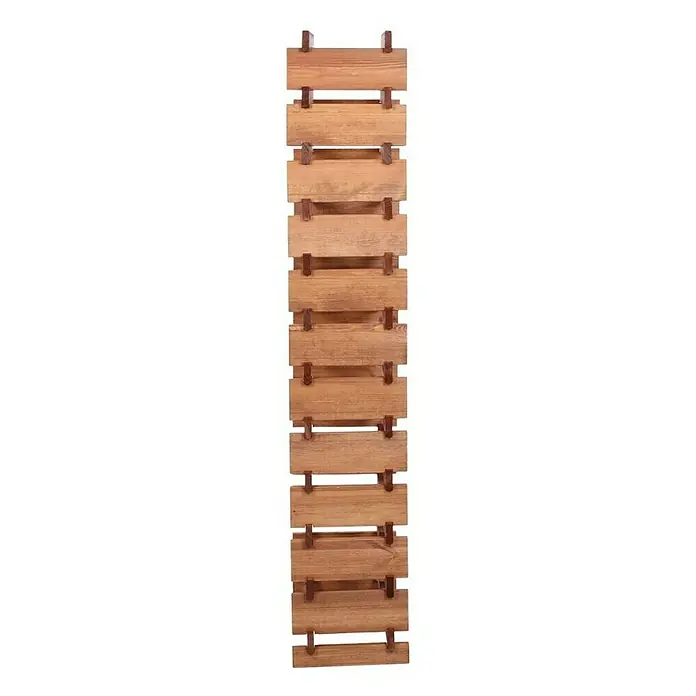 Proregal Flaschenregal Weinregal VINOTECA FLEX PRO für 48 Flaschen - L x B x H: 28 x 46 x 163 cm, Holz, Anzahl Böden: 12 Stk. - Dieses Bild zeigt eine stilvolle Bambusmatte, ideal für Badezimmer oder als dekoratives Element. Ihre natürliche Optik verleiht jedem Raum Wärme.
