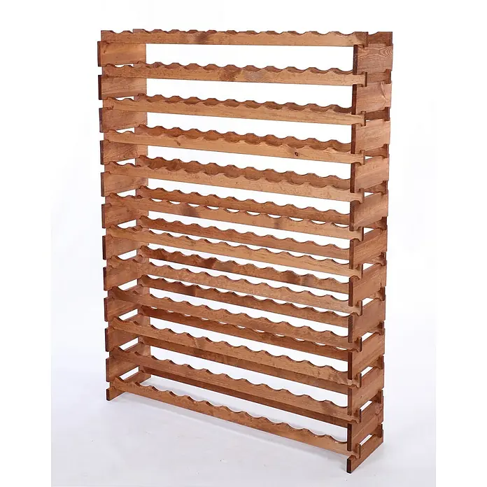 Proregal Flaschenregal Weinregal VINOTECA FLEX PRO für 156 Flaschen - Holz, Anzahl Böden: 13 Stk. - Freistehendes Weinregal aus Holz. Das Weinregal bietet viel Stauraum und ist ein Blickfang für jeden Raum.