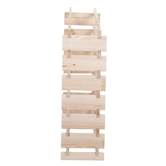 Proregal Flaschenregal Weinregal VINOTECA FLEX PRO für 56 Flaschen - L x B x H: 28 x 84 x 93 cm, Holz, Anzahl Böden: 7 Stk. - Ein natürlicher, hellholzfarbener Weinständer, der Ihre Flaschen stilvoll präsentiert. Das schlichte Design fügt sich gut in jede Einrichtung ein.