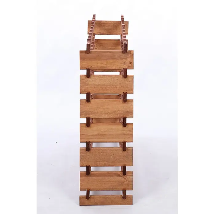 Proregal Flaschenregal Weinregal VINOTECA FLEX PRO für 70 Flaschen - L x B x H: 28 x 103 x 93 cm, Holz - Ein handgefertigtes Weinregal aus Holz für die stilvolle Aufbewahrung Ihrer Weinsammlung. Das Regal bietet Platz für mehrere Flaschen.