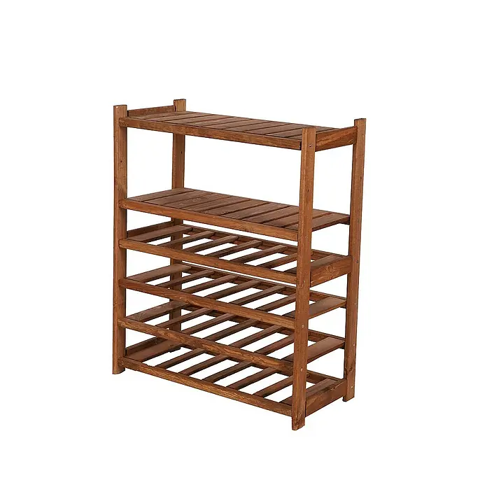 Proregal Flaschenregal Weinregal SPREEWALD für 24 Flaschen - L x B x H: 33 x 70 x 86 cm, Holz - Weinregal aus Holz mit mehreren Ablagen zur Aufbewahrung von Weinflaschen, ideal für Weinliebhaber und zur stilvollen Präsentation von Weinen.