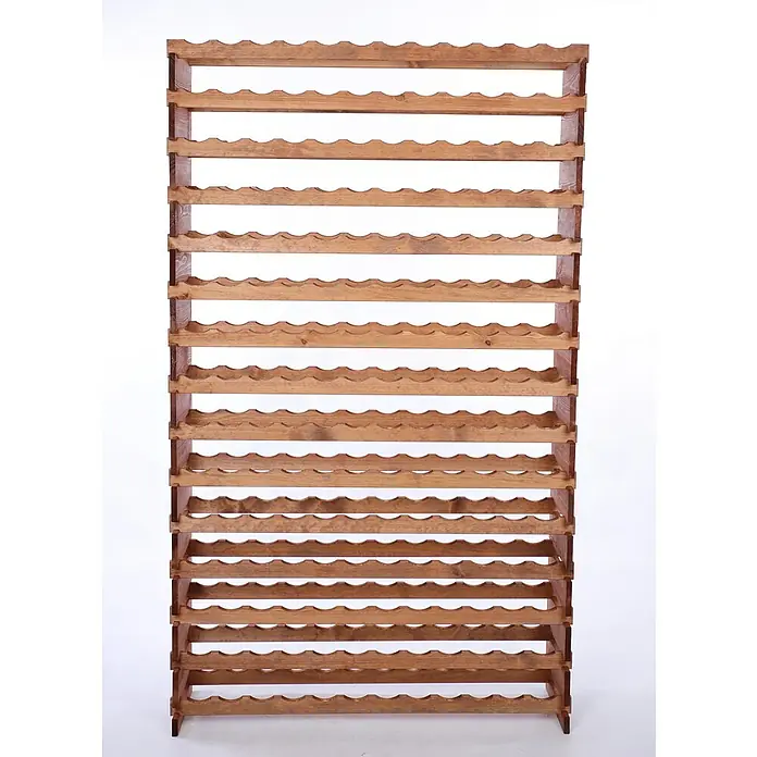 Proregal Flaschenregal Weinregal VINOTECA FLEX PRO für 180 Flaschen - L x B x H: 28 x 123 x 205 cm, Holz, Anzahl Böden: 15 Stk.