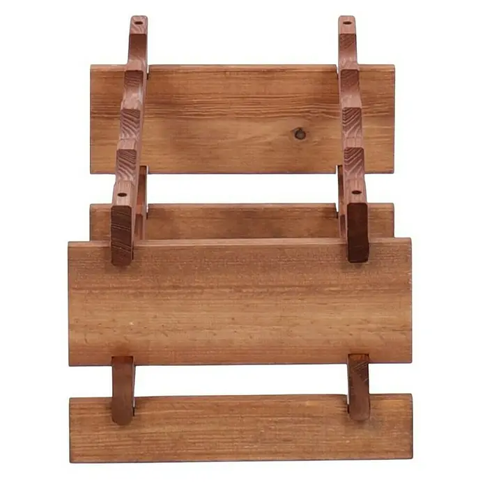 Proregal Flaschenregal Weinregal VINOTECA FLEX PRO für 8 Flaschen - L x B x H: 28 x 46 x 23 cm, Holz, Anzahl Böden: 2 Stk. - Hölzerner Zeitschriftenständer zur Aufbewahrung von Zeitschriften, Zeitungen oder Büchern im Wohnzimmer. Dekorative Aufbewahrungsmöglichkeit.