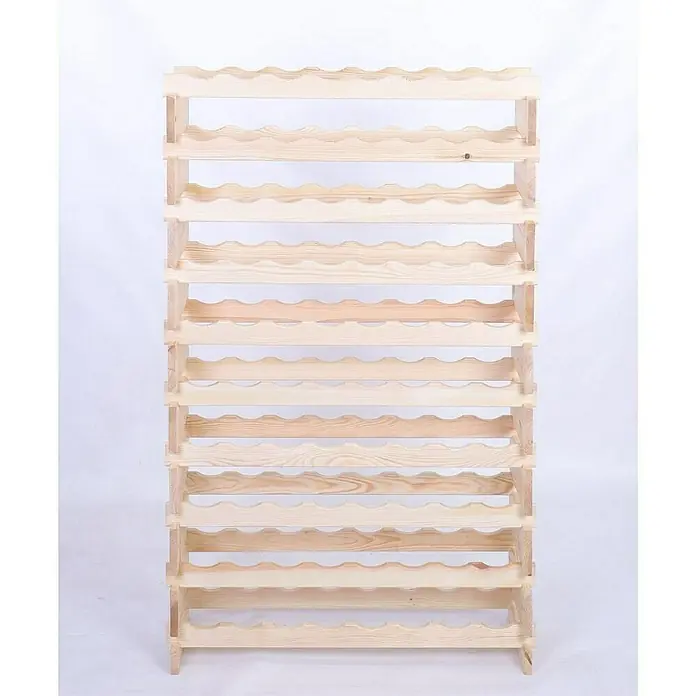 Proregal Flaschenregal Weinregal VINOTECA FLEX PRO für 80 Flaschen - L x B x H: 28 x 84 x 135 cm, Holz, Anzahl Böden: 10 Stk. - Weinregal aus Holz für die stilvolle Aufbewahrung Ihrer Weinsammlung. Das Regal bietet Platz für viele Flaschen und ist eine schöne Ergänzung.