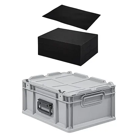 Proregal  Eurobox Eurobox NextGen Portable mit Rasterschaumstoff & Schaumstoffeinlage