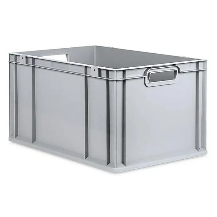 Proregal Euroboxen-Set 5x Eurobox NextGen Economy - Kunststoff, Grau, 5 Stk. - Graue Kunststoffbox mit Griffen, ideal für Lagerung und Organisation. Robuste Bauweise für vielfältige Anwendungen.