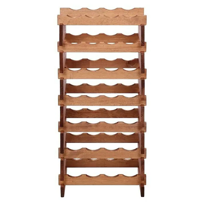 Proregal Flaschenregal Weinregal VINOTECA FLEX PRO für 28 Flaschen - L x B x H: 28 x 46 x 93 cm, Holz, Anzahl Böden: 7 Stk. - Ein rustikales Weinregal aus Holz bietet Platz für mehrere Flaschen. Das Weinregal ist perfekt für Weinliebhaber und zur Aufbewahrung.