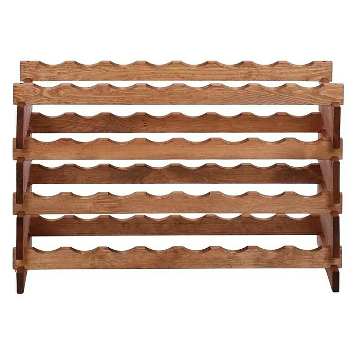 Proregal Flaschenregal Weinregal VINOTECA FLEX PRO für 32 Flaschen - L x B x H: 28 x 84 x 51 cm, Holz, Anzahl Böden: 4 Stk. - Attraktives Weinregal aus Holz. Das Regal bietet Platz für mehrere Weinflaschen und ist ein echter Hingucker.