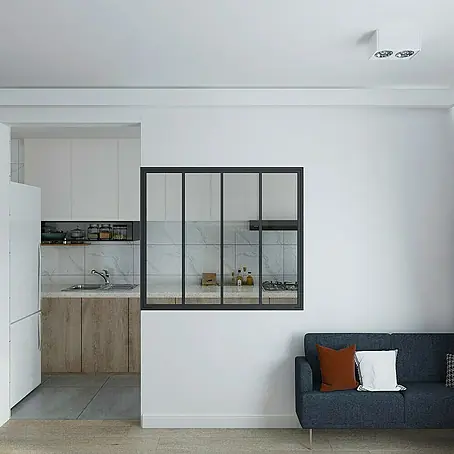 Inova  Aluminiumfenster Loft Innenfenster Glas
