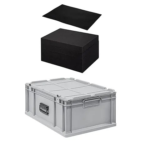 Proregal  Eurobox Eurobox NextGen Portable mit Rasterschaumstoff & Schaumstoffeinlage