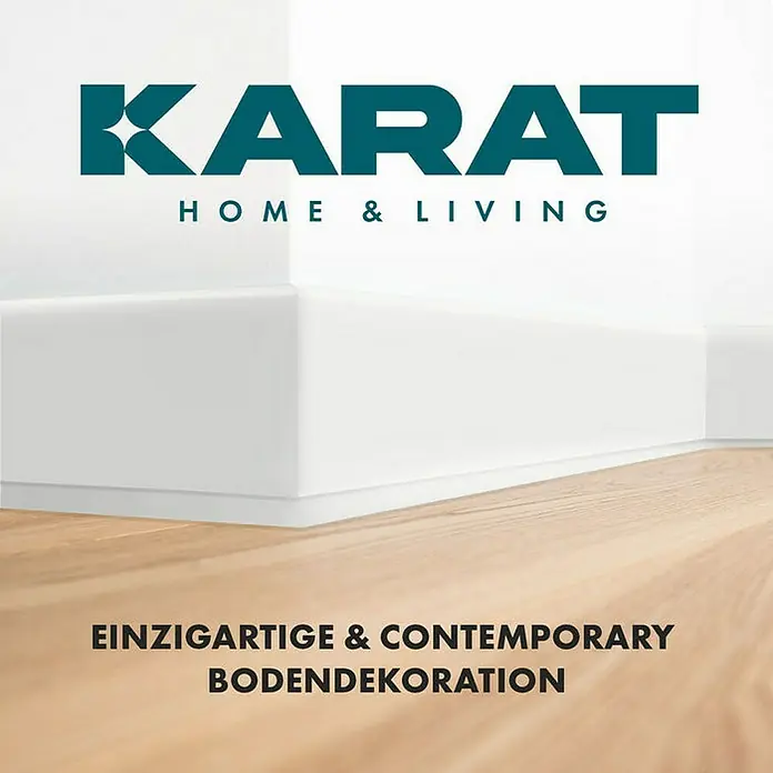 Floordirekt Sockelleiste Oslo Weiß 50 x 15 mm - 15 m - PVC - Einzigartige & zeitgemäße Bodendekoration von Karat Home & Living. Entdecken Sie die neuesten Trends für Ihr Zuhause.