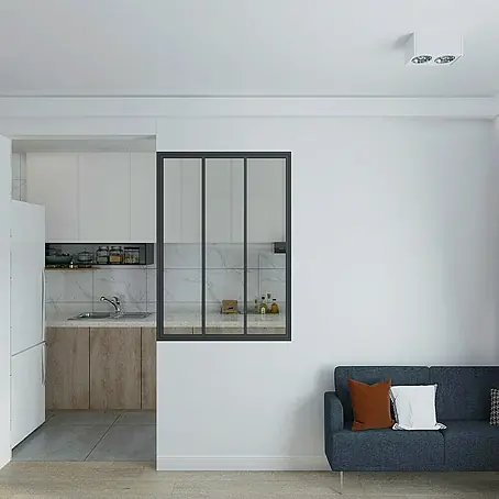 Inova  Aluminiumfenster Loft Innenfenster Glas