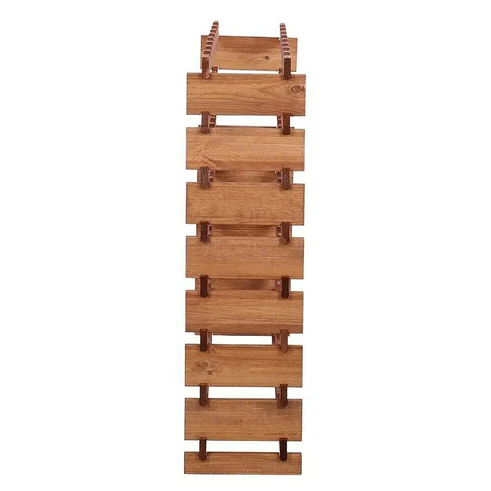 Proregal Flaschenregal Weinregal VINOTECA FLEX PRO für 68 Flaschen - L x B x H: 28 x 84 x 107 cm, Holz, Anzahl Böden: 8 Stk. - Elegantes Weinregal aus Holz für stilvolle Weinlagerung. Das Regal bietet Platz für mehrere Flaschen und ist ein dekoratives Element.