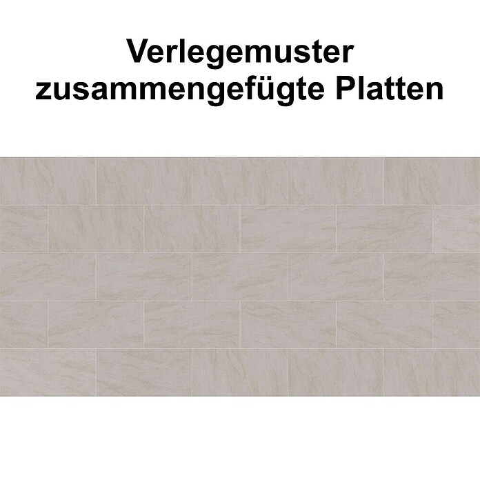 Bariperfil Aqua Wandverkleidung (60 x 30 cm, Creme)