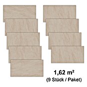 Bariperfil Aqua Wandverkleidung (60 x 30 cm, Creme)