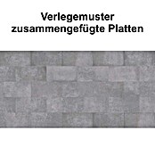 Bariperfil Aqua Wandverkleidung (60 x 30 cm, Zementgrau)