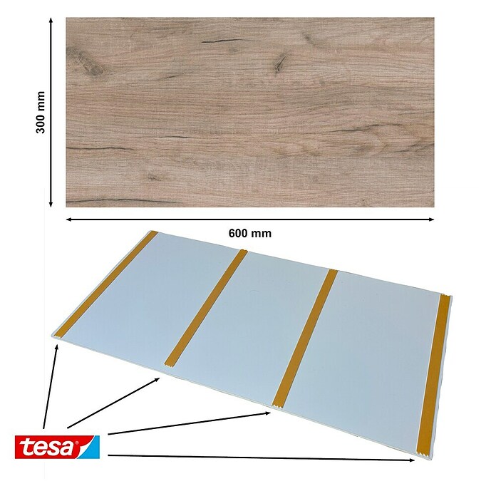 Bariperfil Aqua Wandverkleidung (60 x 30 cm, Braun) | BAUHAUS
