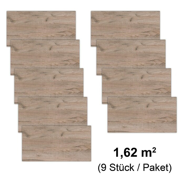 Bariperfil Aqua Wandverkleidung (60 x 30 cm, Braun) | BAUHAUS