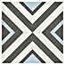 Tau ceramica Keramische tegel Maori Black 