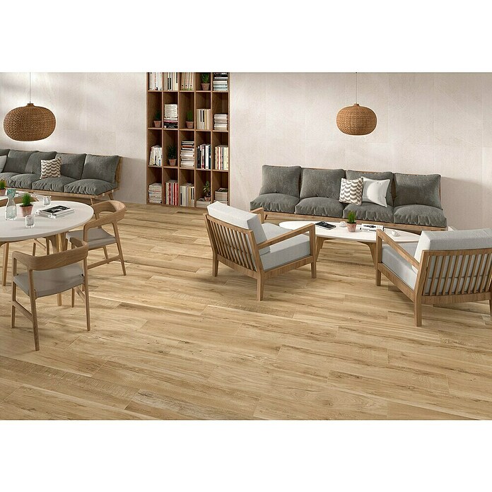 Tau ceramica Keramische tegel Eternal Roble (20 x 120 cm, Roble, Mat) | BAUHAUS
