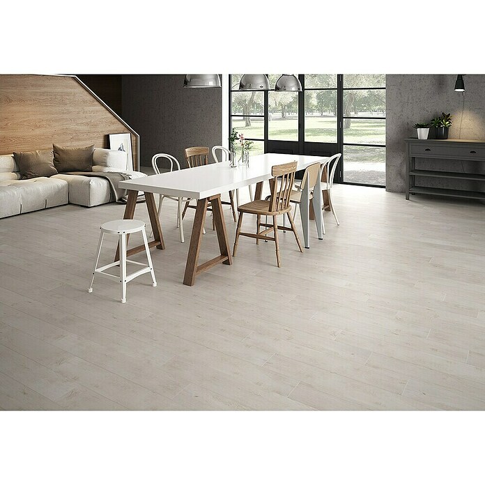 Myth Age Keramische tegel Rimini Blanco (15 x 90 cm, Blanco, Mat) | BAUHAUS