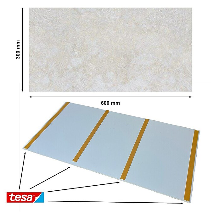 Bariperfil Aqua Wandverkleidung (60 x 30 cm, Beige meliert) | BAUHAUS