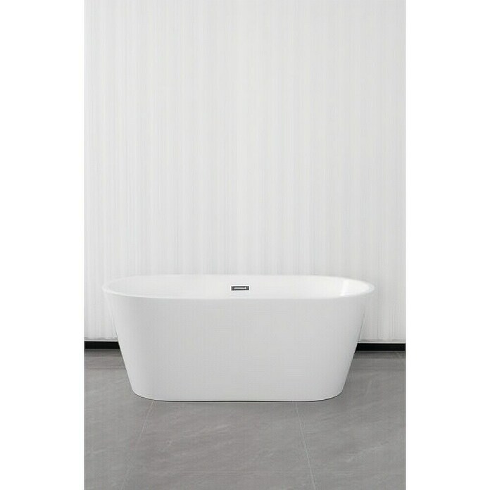 Sanotechnik Samostoječa kopalna kad York  (Do x Š: 170 x 75 cm, Sanitarni akril, Bela) | Samostoječe kopalne kadi | Kopalne kadi | Kopalnica in sanitarije | Izdelki | BAUHAUS
