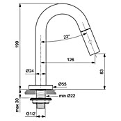 Ideal Standard Ceraline Fonteinkraan (Chrome, Glanzend) | BAUHAUS