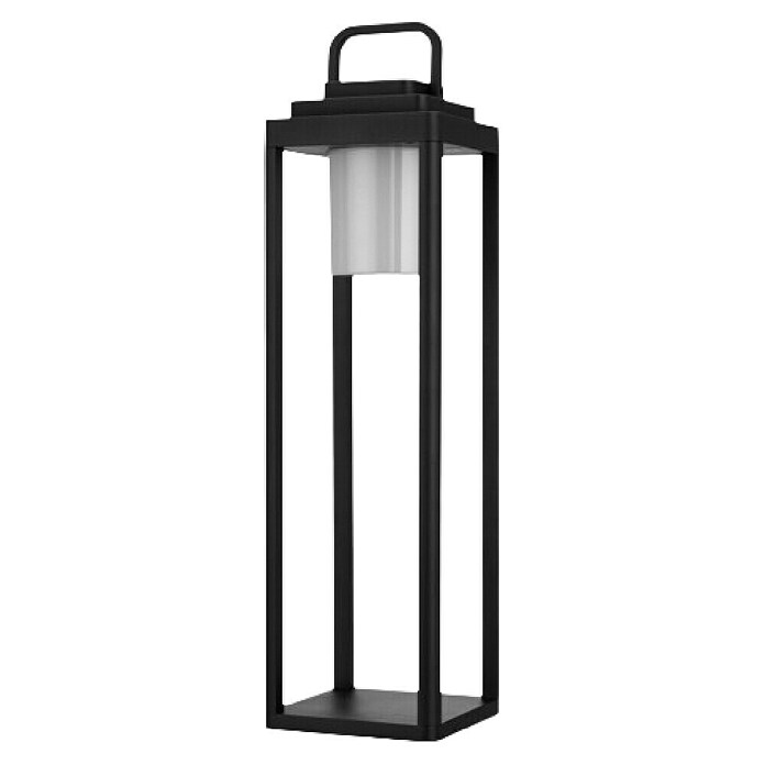 REV LED-Laterne Greenline (145 x 145 x 500 mm, Schwarz, Akkubetrieben, Aluminium) | BAUHAUS