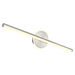 Globo LED-Wandleuchte Pepe (10 W, B x H: 608 x 130 mm, Silber, Neutralweiß)
