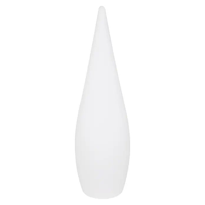 Globo Außenleuchte Vascon - Netzbetrieben, 10 W, Weiß, Mit Leuchtmittel, RGB, Ø x H: 36 x 120 cm - Nahaufnahme eines weissen Tortenauflegers, ideal zum Dekorieren von Kuchen für besondere Anlässe, um ein elegantes und sauberes Aussehen zu erzielen.