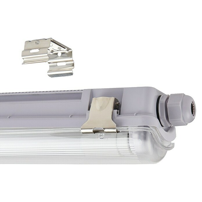 Eglo Stenska in stropna svetilka Basic  (15 W, Siva, Nevtralno bela, 126 cm, 7,3 cm) | 3016 - Deckenleuchte | CACB - Deckenleuchten | CAC - Indoorleuchten | CA - Beleuchtung | C - Elektro | BAUHAUS