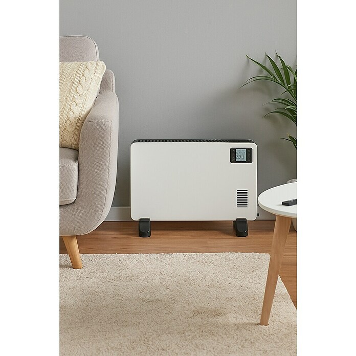 Voltomat HEATING Convector Design (800 W - 2.000 W, 38,5 x 52 x 26 cm, Negro) | BAUHAUS