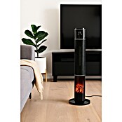 Voltomat HEATING Estufa de pie Flama (Negro, 2.000 W, Ø x Al: 30 x 84 cm) | BAUHAUS