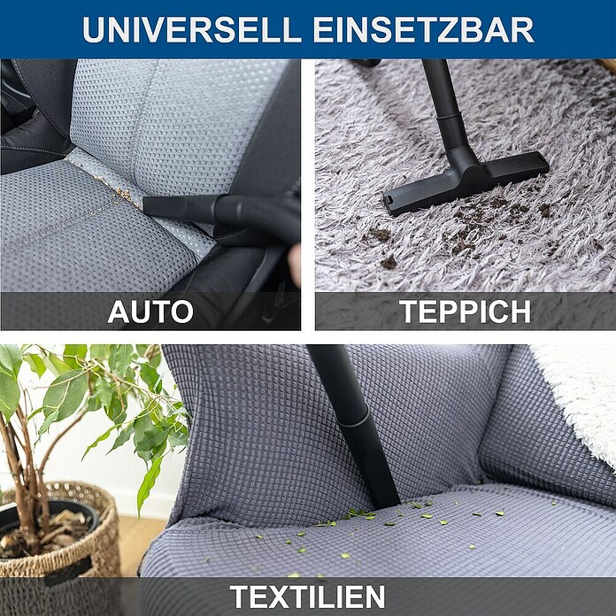 Scheppach Elektro-Nass- & Trockensauger VC16 (1 200 W, Behältervolumen: 16 l, Manuell) | BAUHAUS