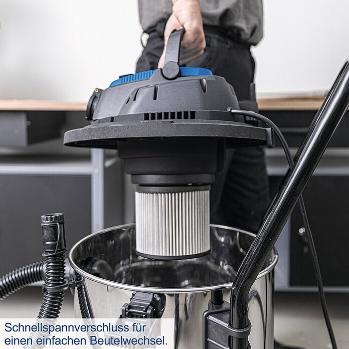 Scheppach Elektro-Nass- & Trockensauger VC50 (1 400 W, Behältervolumen: 50 l, Manuell) | BAUHAUS