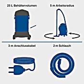 Scheppach Elektro-Nass- & Trockensauger VC25 (Behältervolumen: 25 l, Manuell) | BAUHAUS