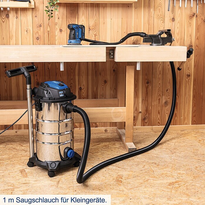 Scheppach Elektro-Nass- & Trockensauger VC30 Premium (1 500 W, Behältervolumen: 30 l, Halbautomatisch) | BAUHAUS