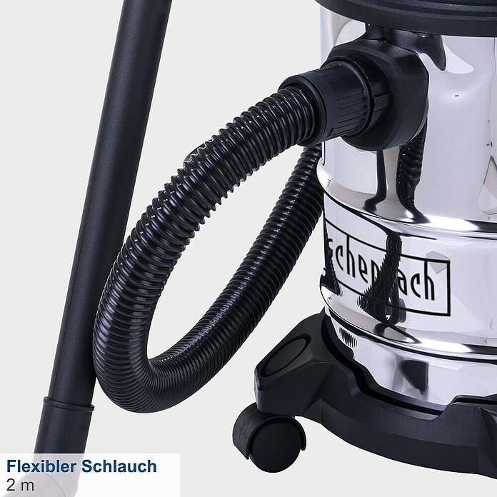 Scheppach Elektro-Nass- & Trockensauger VC20 (1 300 W, Behältervolumen: 20 l, Manuell) | BAUHAUS