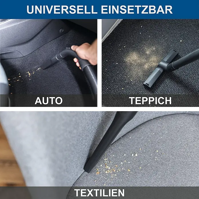 Scheppach Elektro-Nass- & Trockensauger VC25 - Behältervolumen: 25 l, Manuell - Universell einsetzbarer Staubsauger für Auto, Teppich und Textilien. Ideal für die gründliche Reinigung verschiedener Oberflächen.